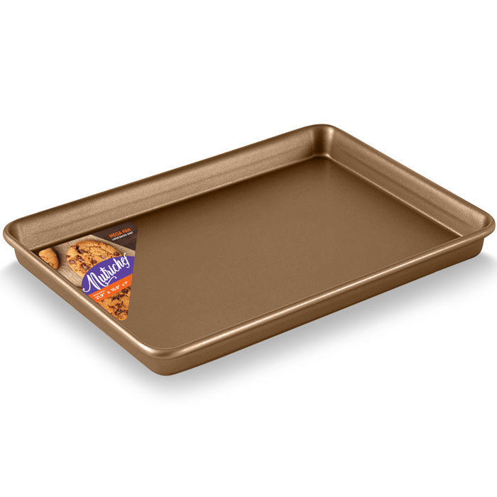 NutriChef Nonstick Cookie Sheet Baking Pan Metal Oven Large Baking